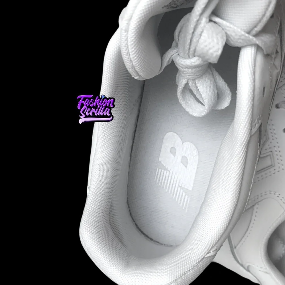 New Balance 550 Triple White GSB550WW Men’s Women’s Unisex Leather Sneakers NWOT - Picture 2 of 6